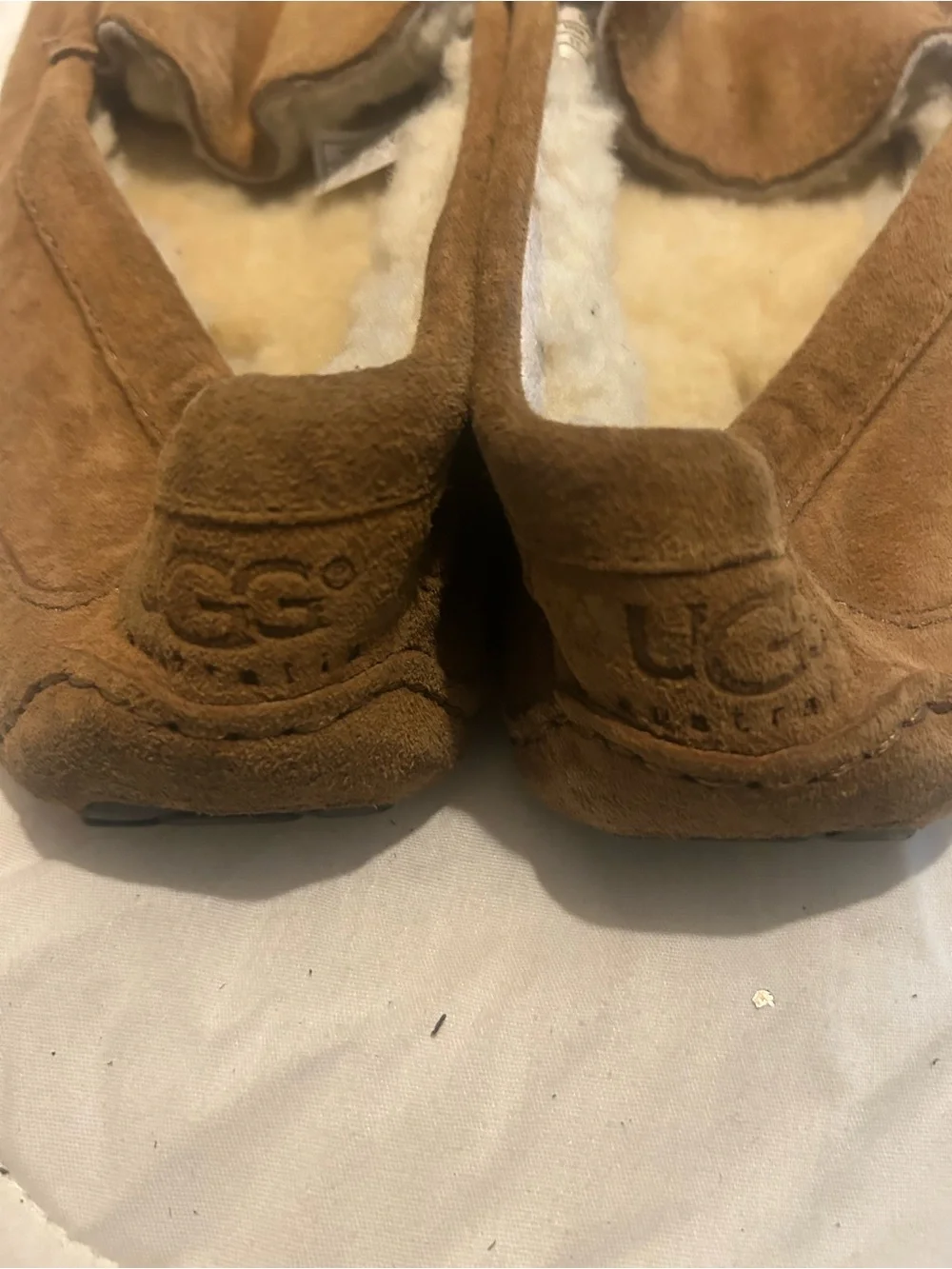 UGG Men's Suede Shearling Loafers - Chestnut